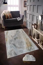 Conceptum Alfombra Multicolor 120 x 180 cm con Impresión 3D